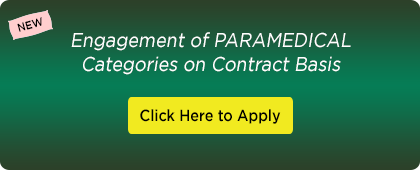 Engagement of PARAMEDICAL Categories on Contract Basis